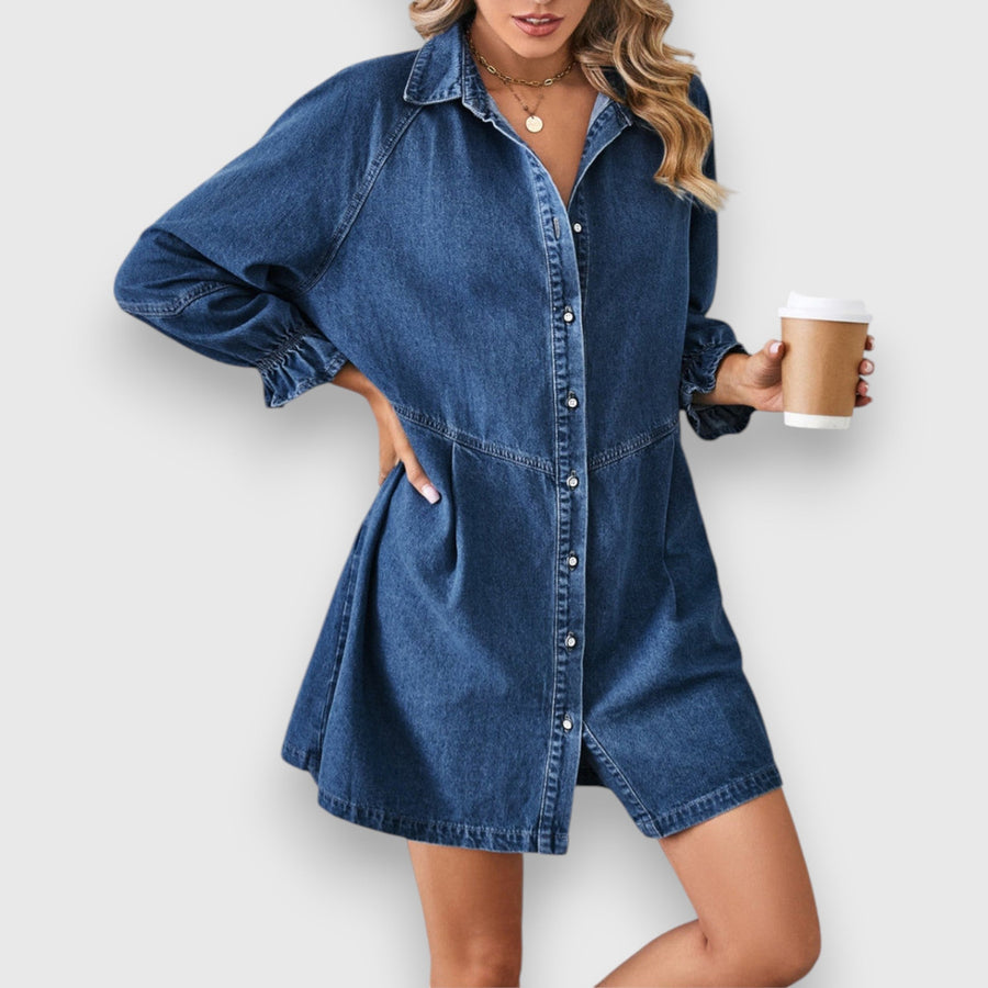 Leni | Denim-Look Dress