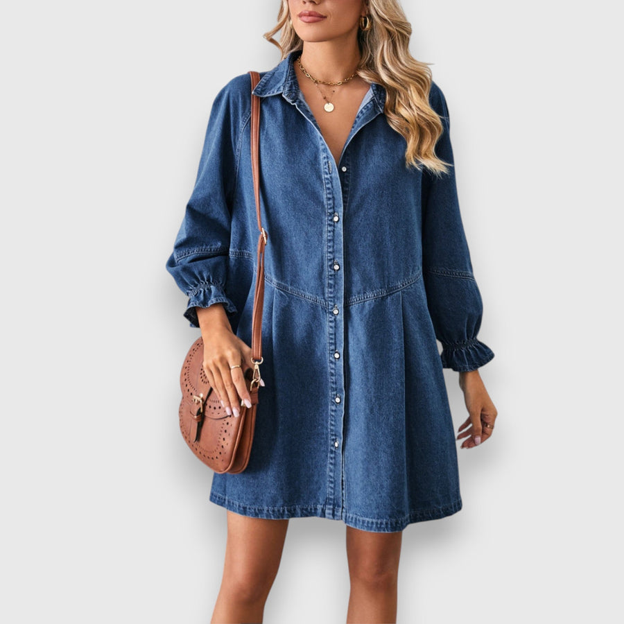 Leni | Denim-Look Dress