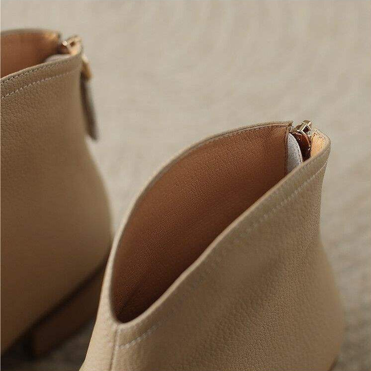 Adeline | Vegan Leather Ankle Boots