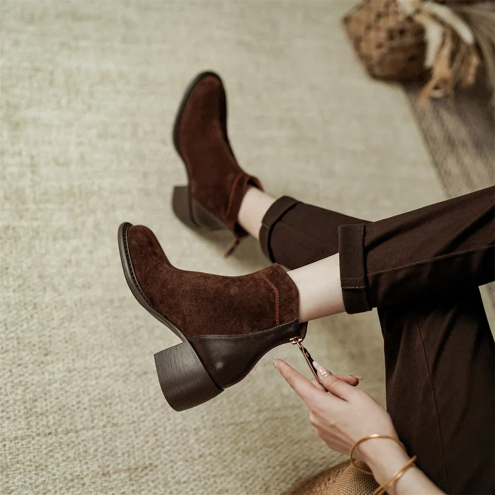 Brooke | Suede Ankle Boots