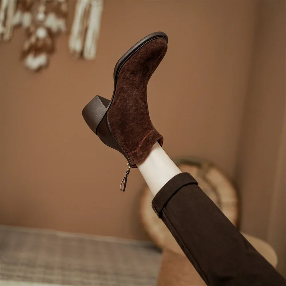 Brooke | Suede Ankle Boots