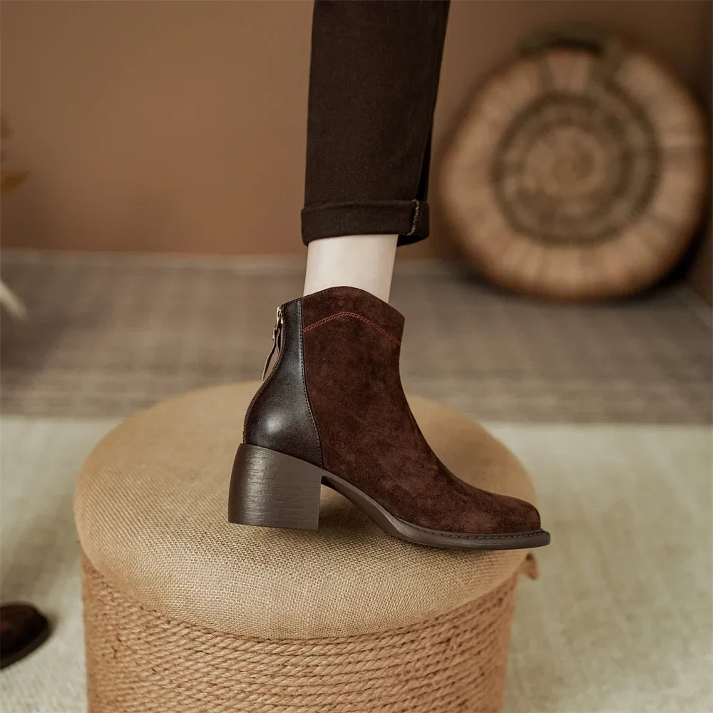 Brooke | Suede Ankle Boots
