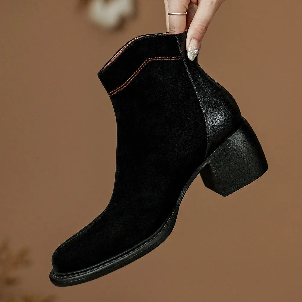 Brooke | Suede Ankle Boots