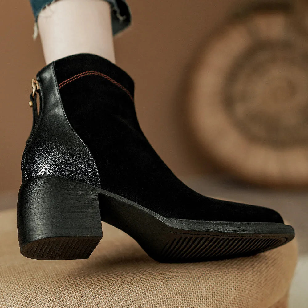 Brooke | Suede Ankle Boots