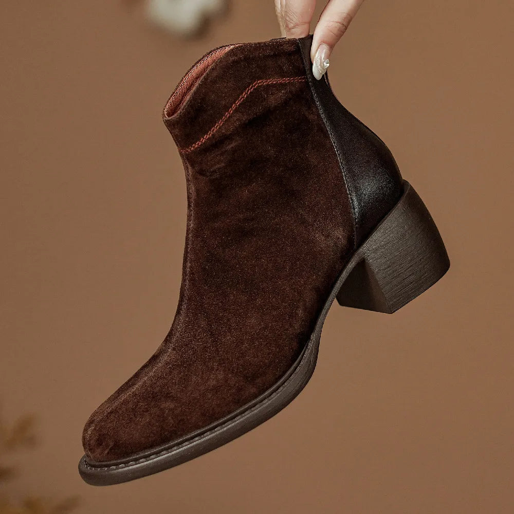 Brooke | Suede Ankle Boots