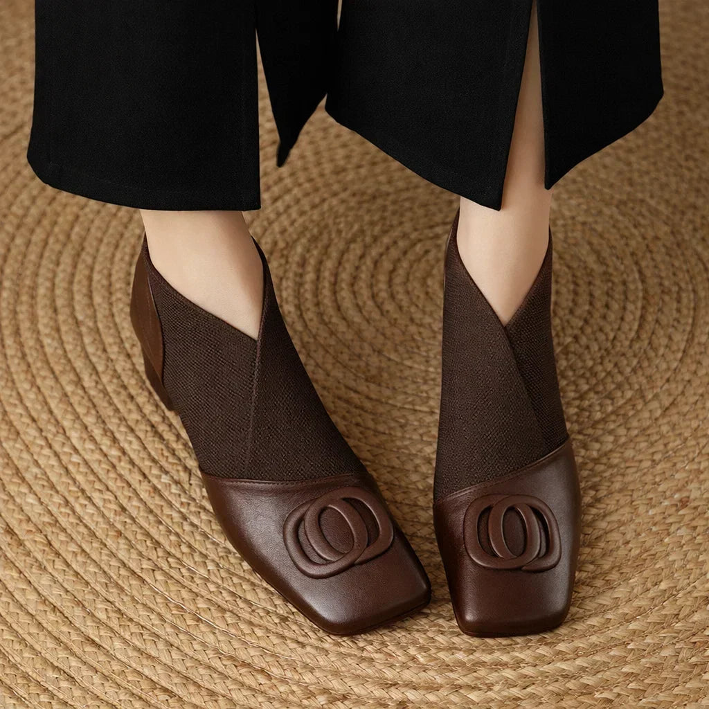 Olivia | Orthopedic Leather Boots