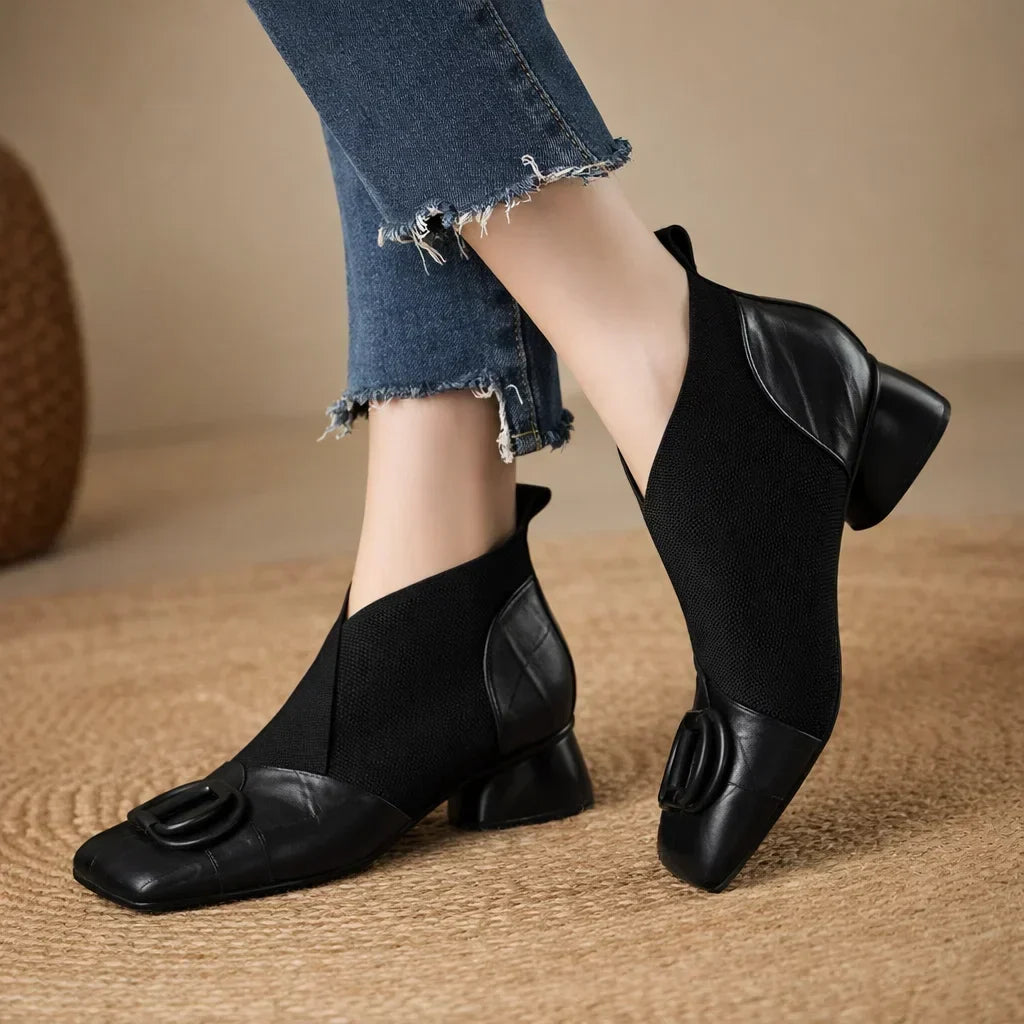 Olivia | Orthopedic Leather Boots