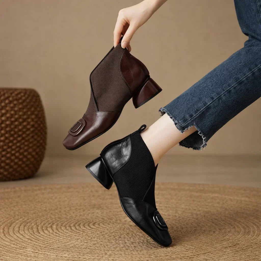 Olivia | Orthopedic Leather Boots